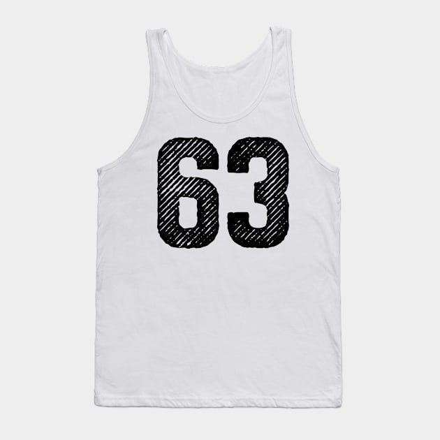 Sixty Three 63 Tank Top by colorsplash